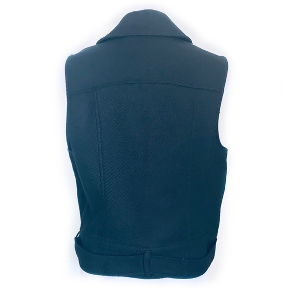 Mossimo M Black Knit Moto Vest Belt - Picture 3 of 3